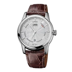 Oris - Artelier Small Second, Pointer Day - White Dial