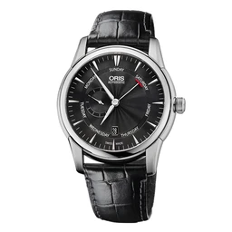 Oris - Artelier Small Second, Pointer Day - Black Dial
