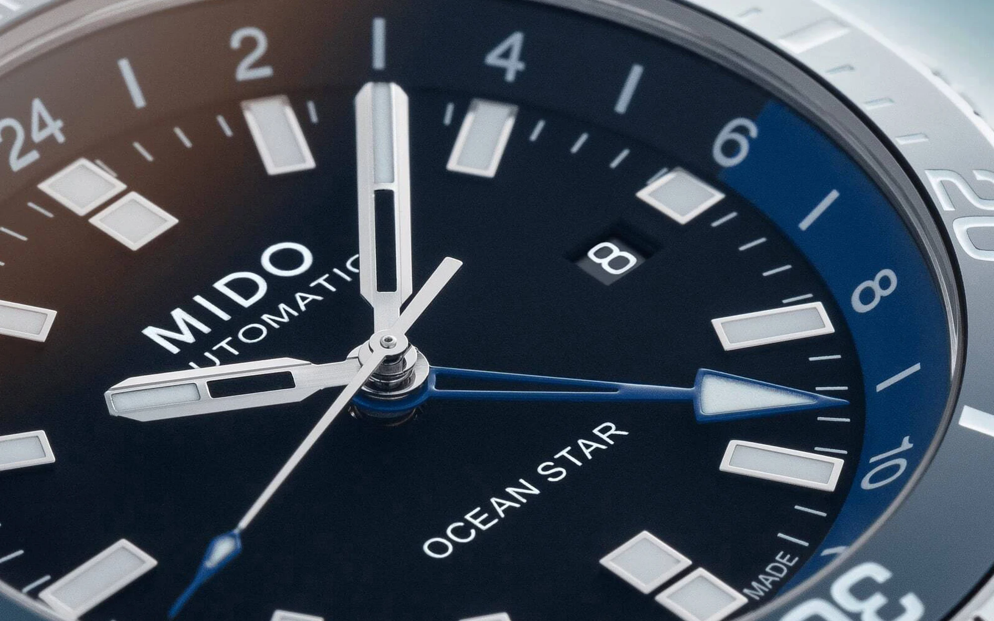 Mido ocean star gmt 1