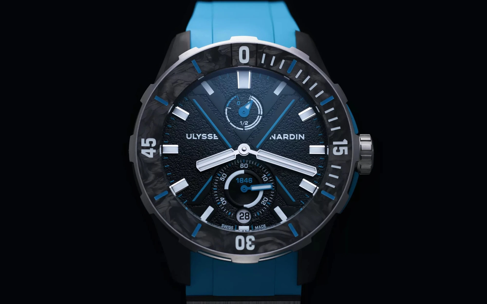 Ulysse nardin diver net azure 0