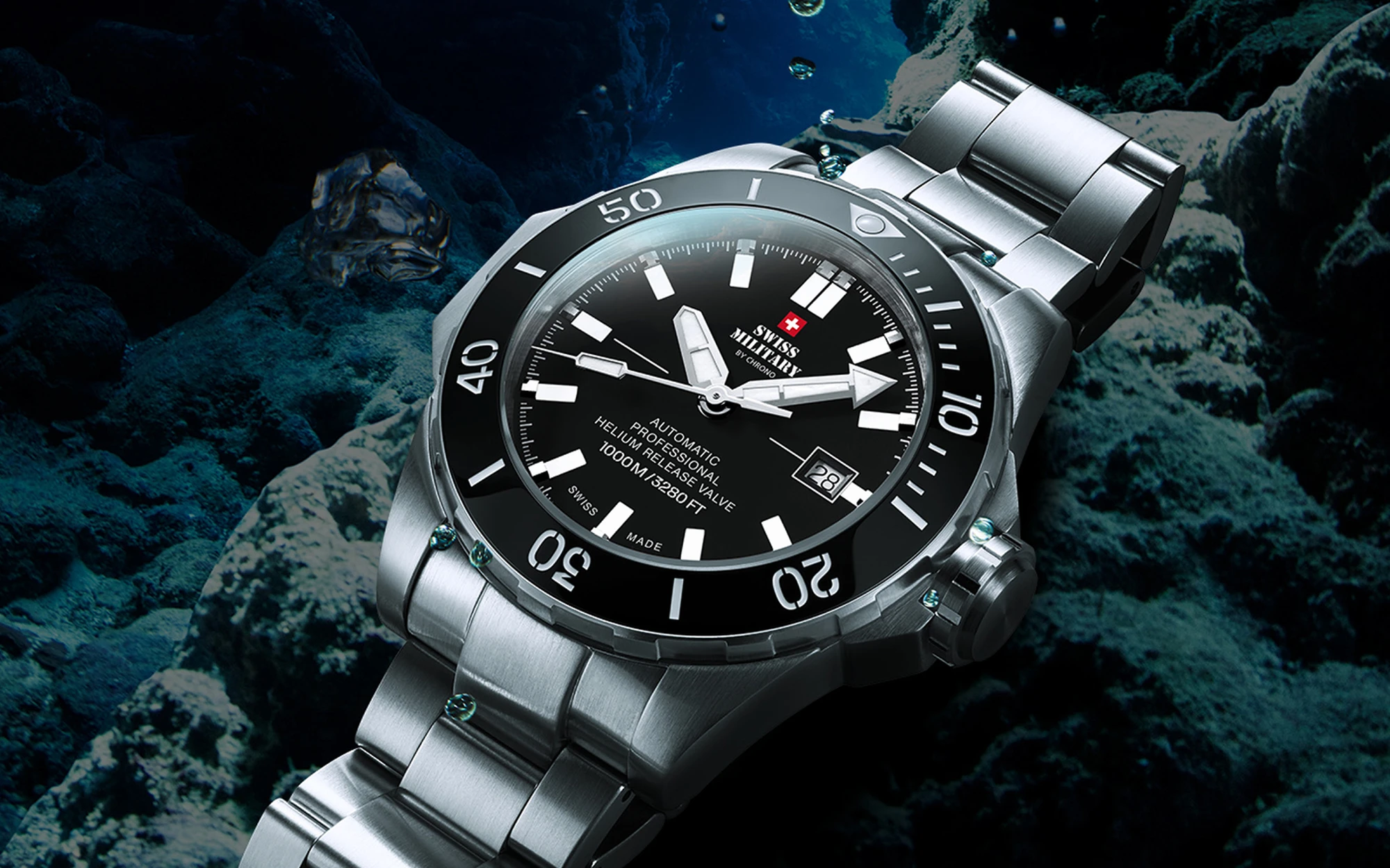 Swiss military by chrono titanium 300 sma341000 3
