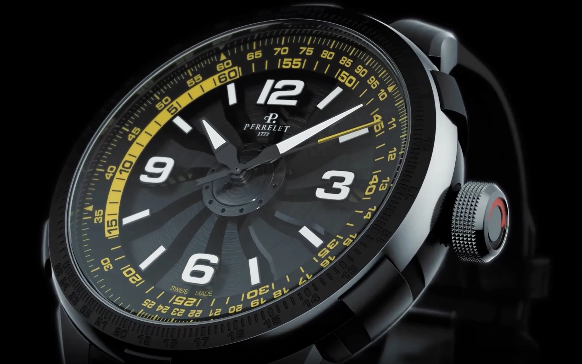 Perrelet turbine pilot yellow 3