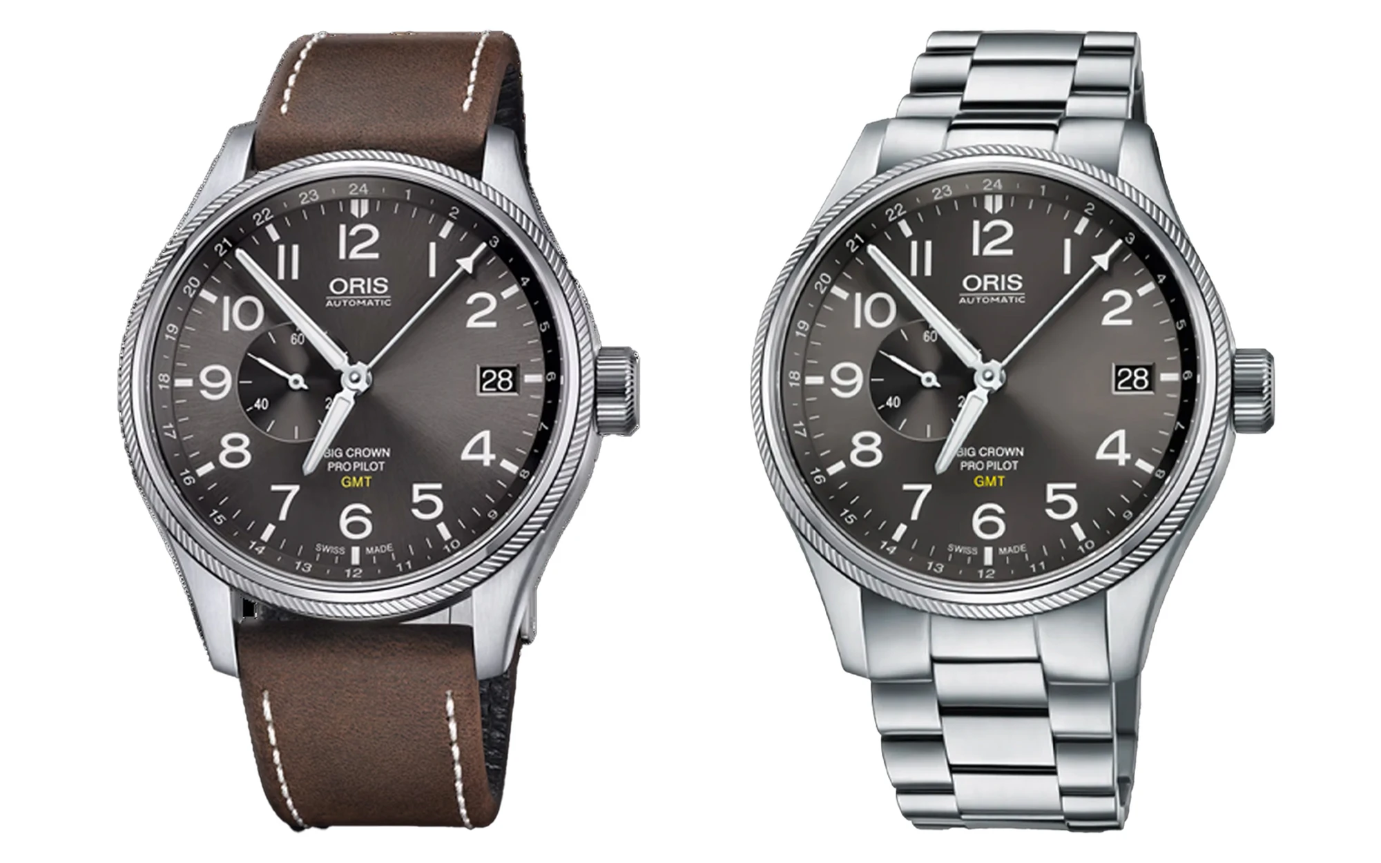 Oris big crown propilot gmt small second 0