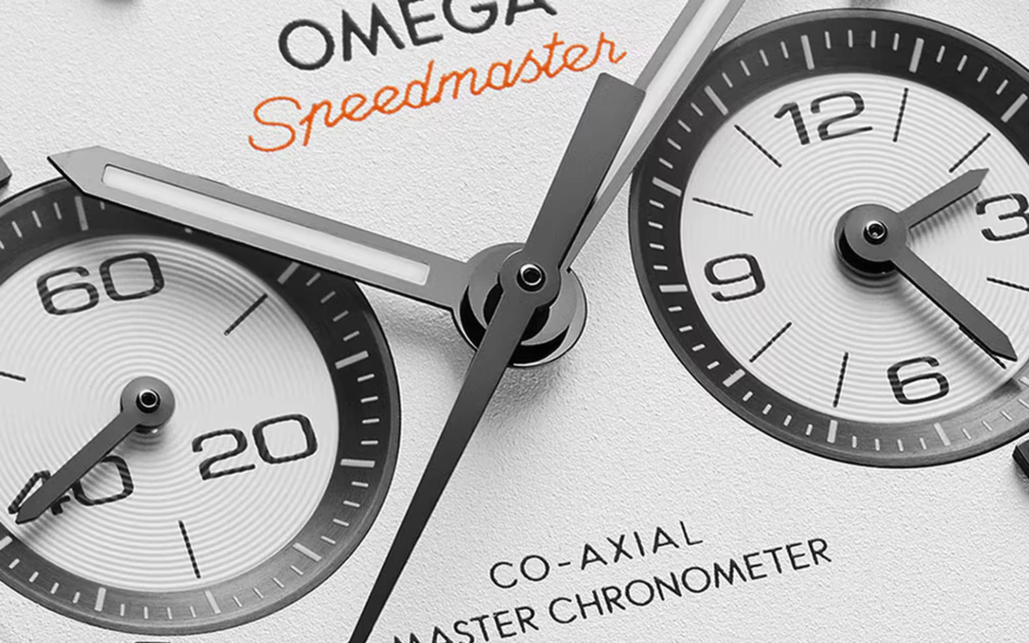 Omega speedmaster racing white dial 2