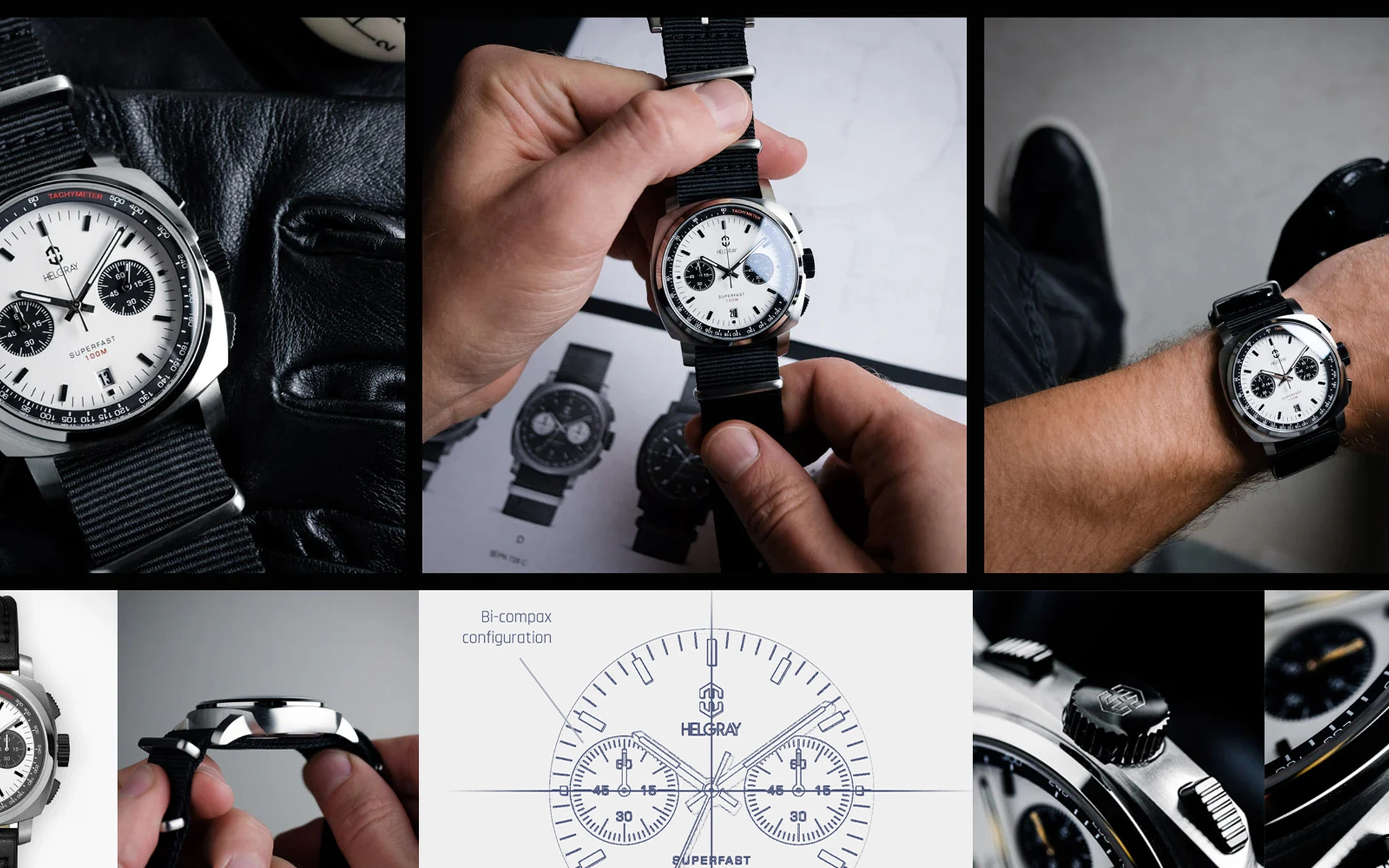 Helgray superfast automatic silver panda