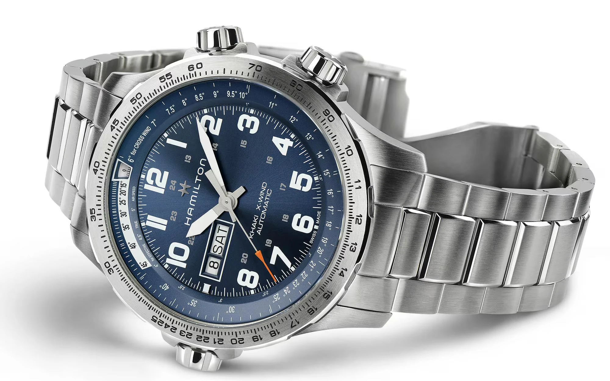 Hamilton khaki aviation x wind day date auto 3
