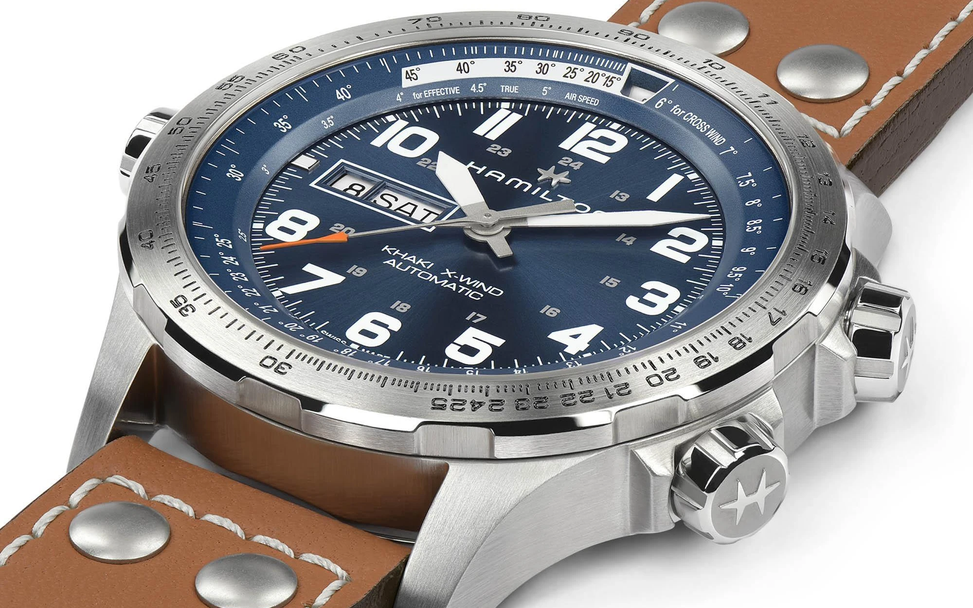 Hamilton khaki aviation x wind day date auto 4