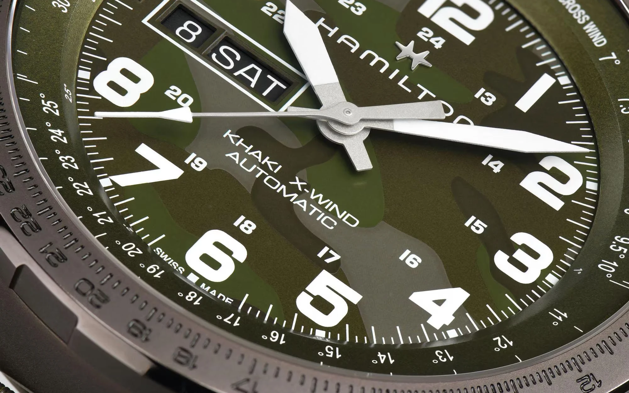 Hamilton khaki aviation x wind day date auto 8