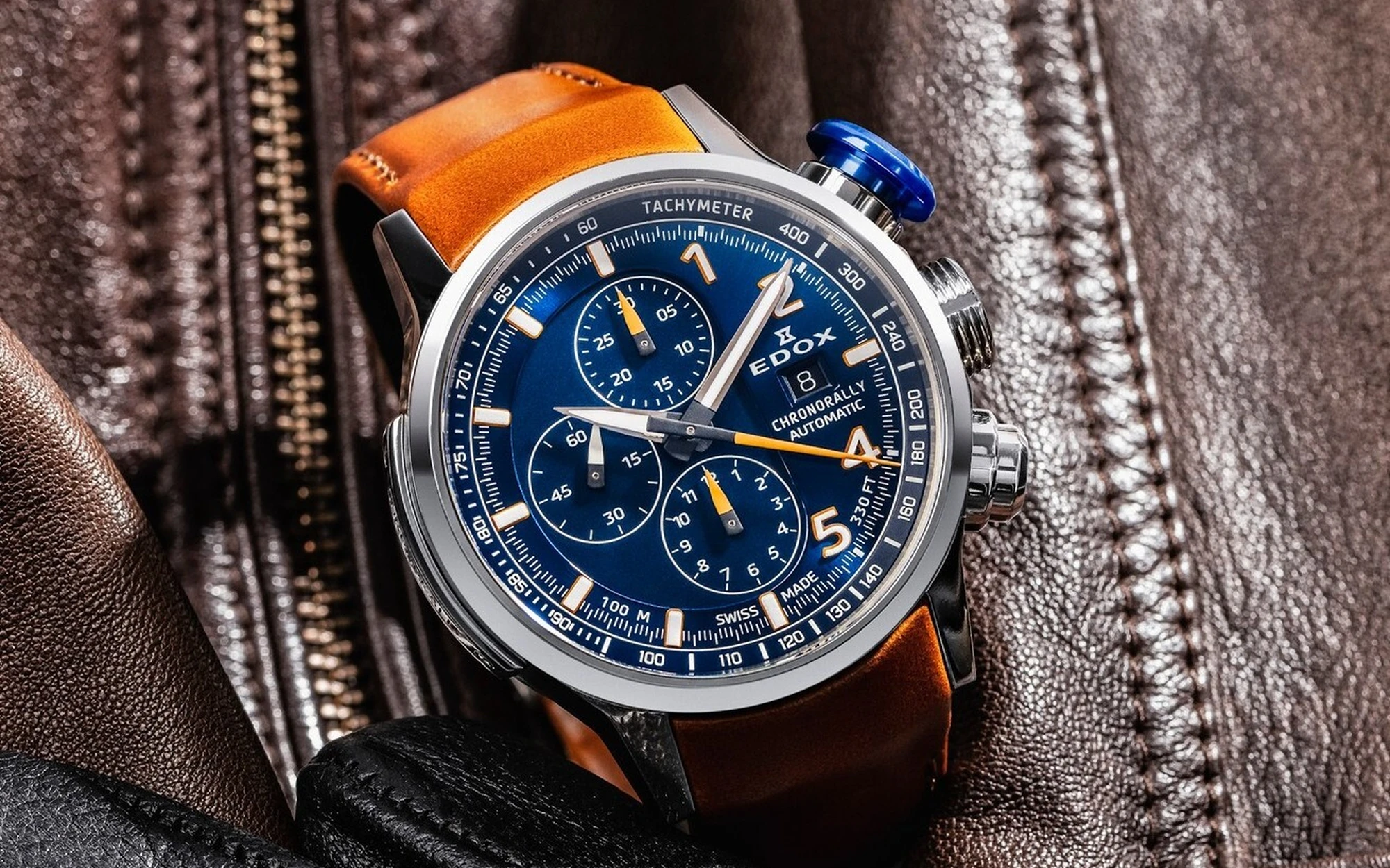 Edox chronorally automatic 2