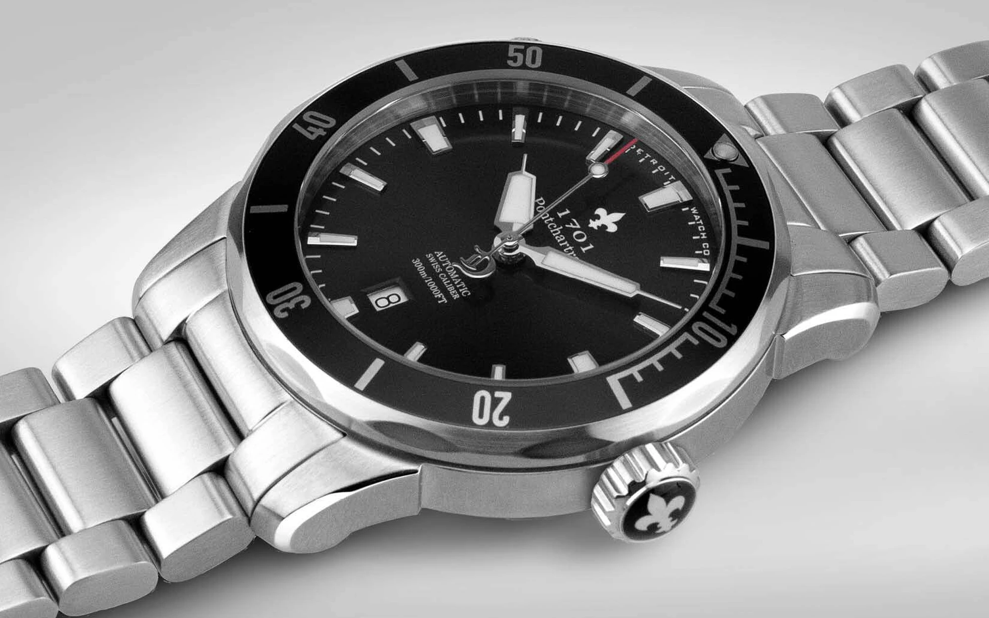 Detroit watch company 1701 pontchartrain great lakes edition diver 1