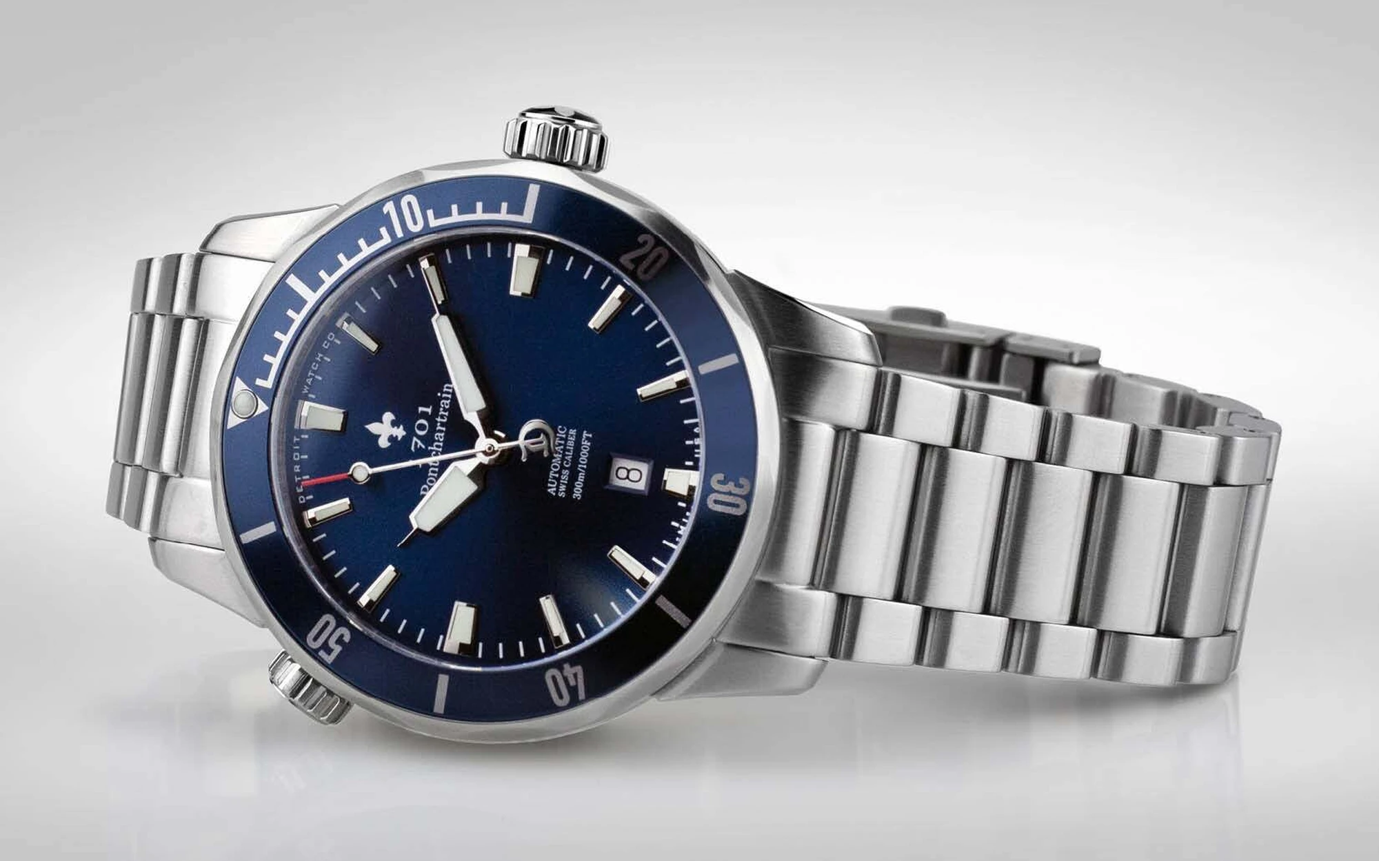 Detroit watch company 1701 pontchartrain great lakes edition diver 3