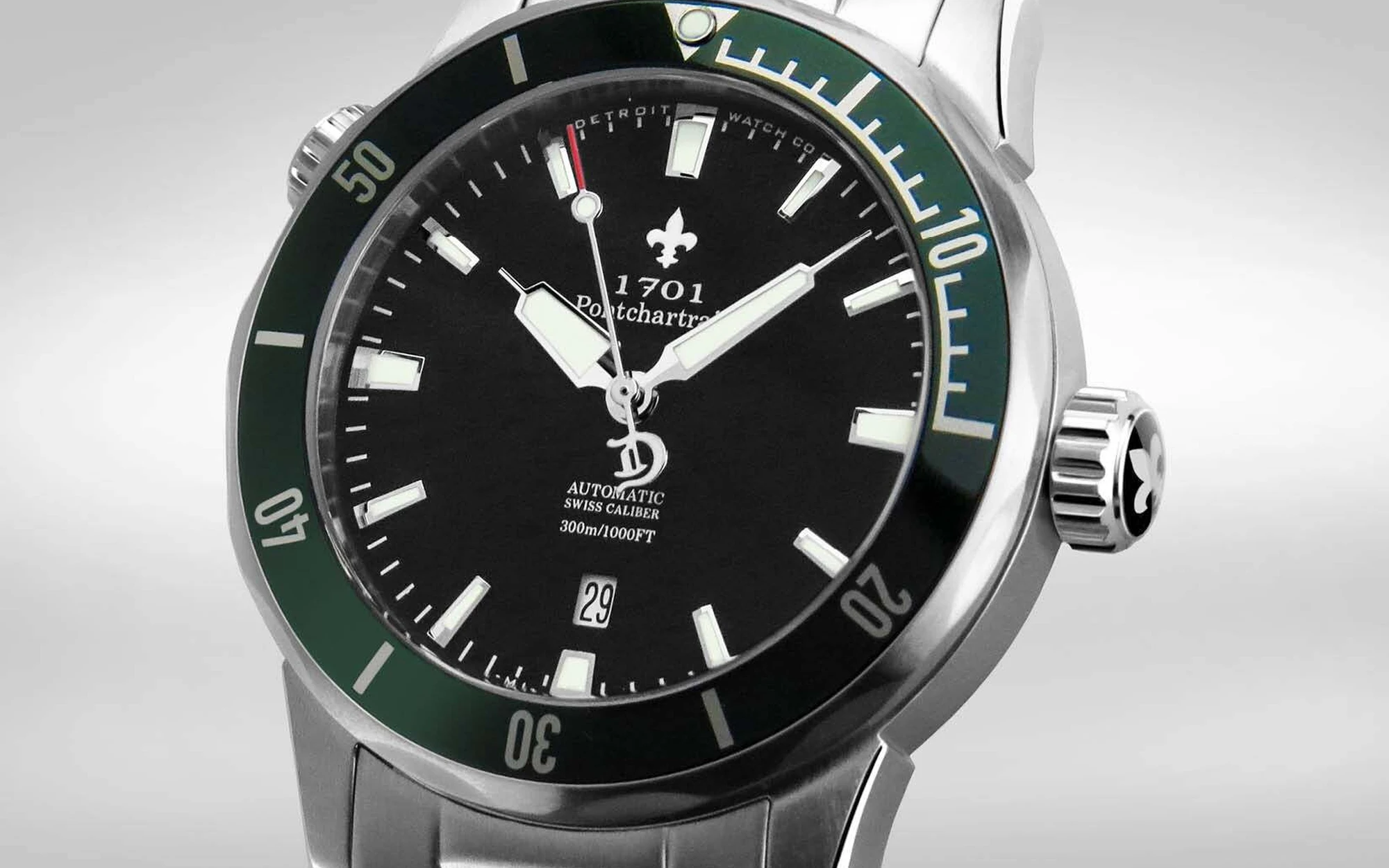 Detroit watch company 1701 pontchartrain great lakes edition diver 5