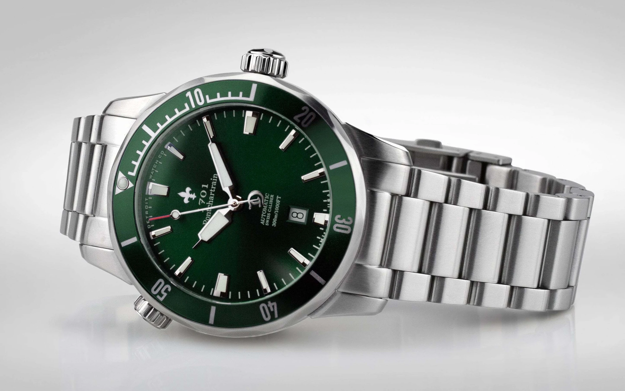 Detroit watch company 1701 pontchartrain great lakes edition diver 6