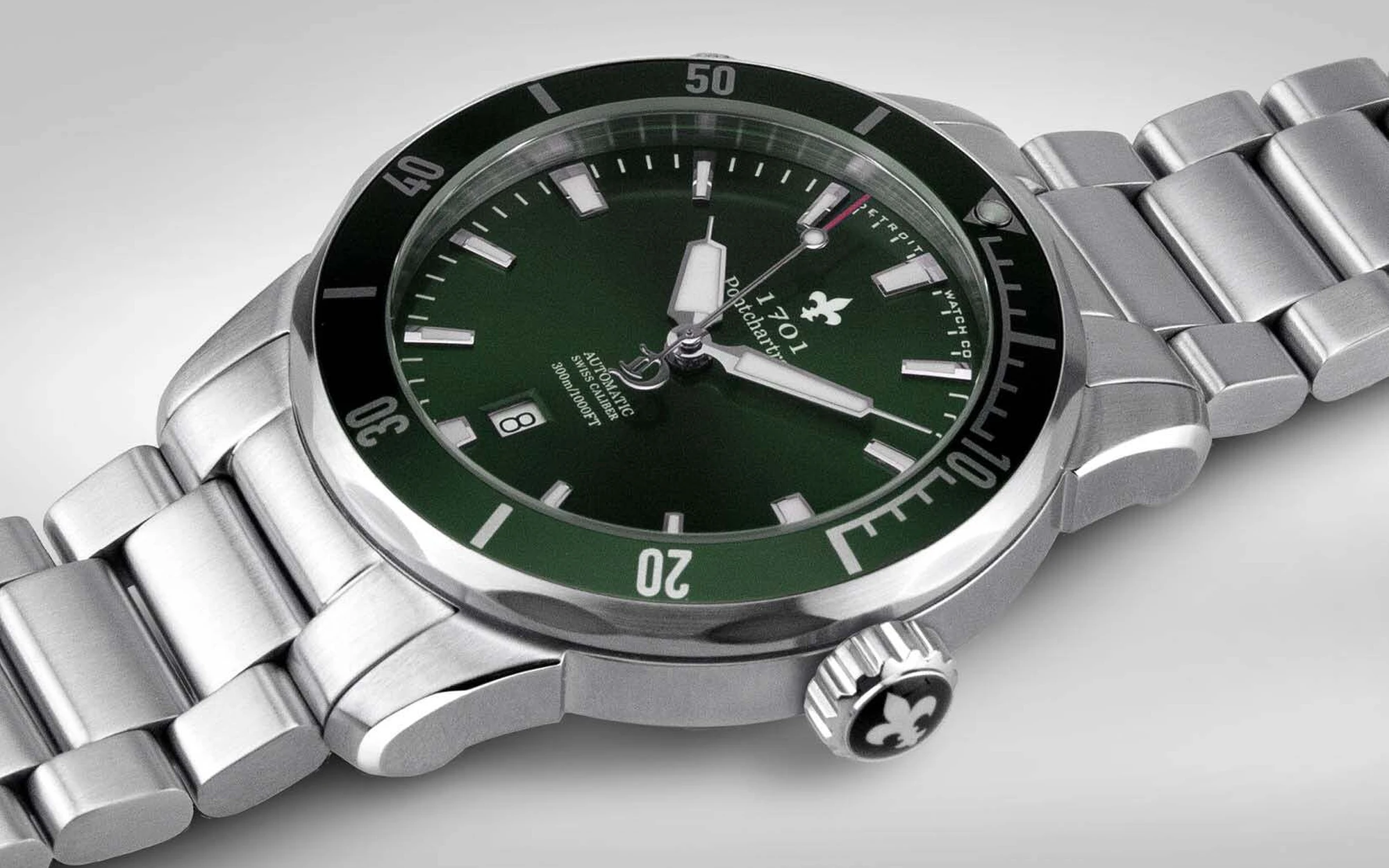 Detroit watch company 1701 pontchartrain great lakes edition diver 7