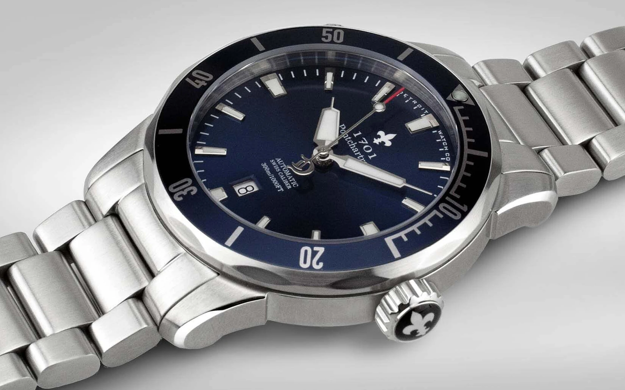 Detroit watch company 1701 pontchartrain great lakes edition diver 11