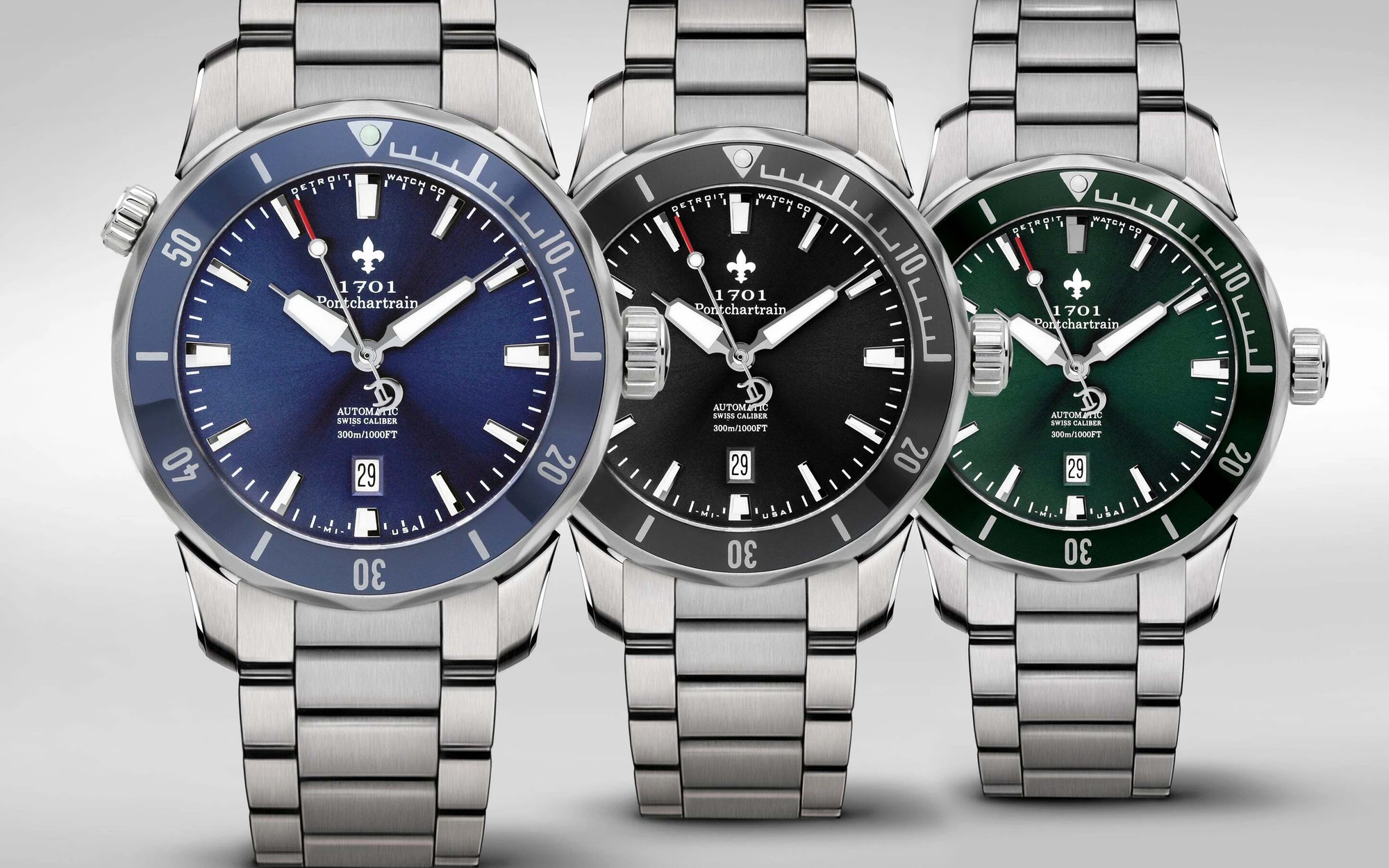 Detroit watch company 1701 pontchartrain great lakes edition diver 13
