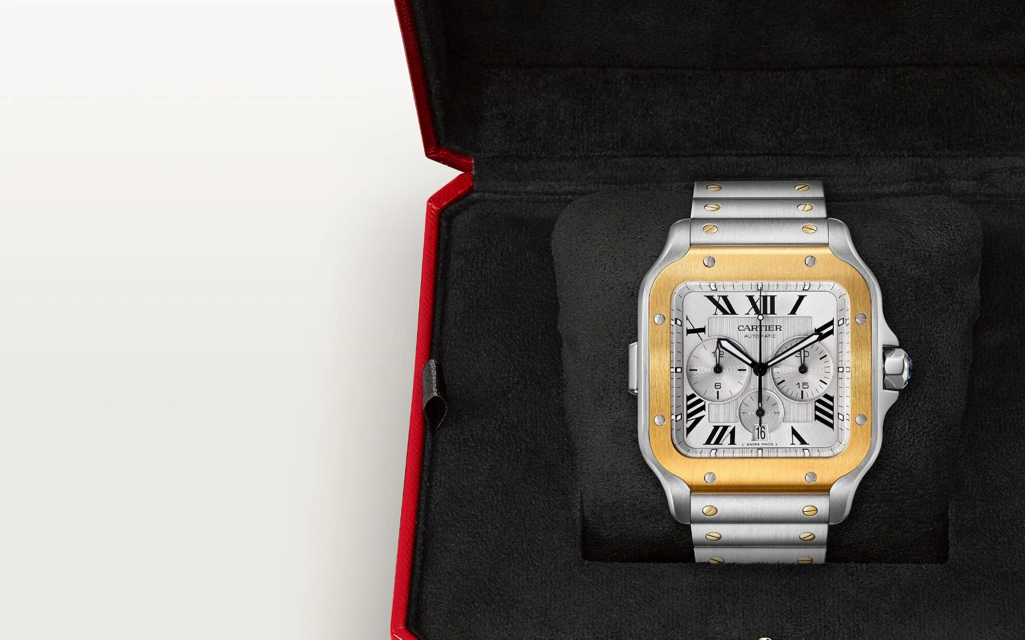 Cartier santos de cartier chronograph 8