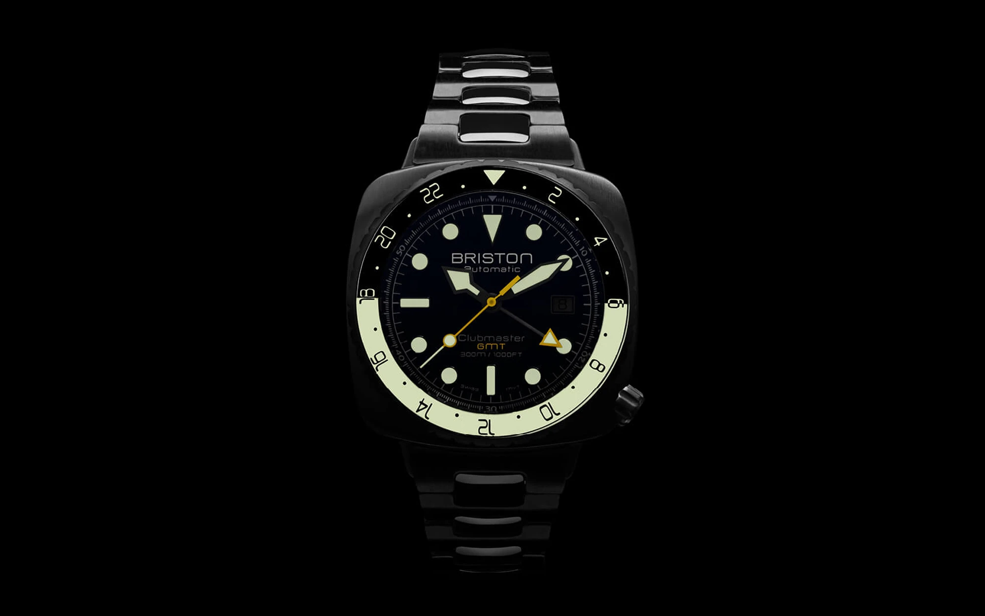 Briston watches clubmaster diver pro gmt steel 1