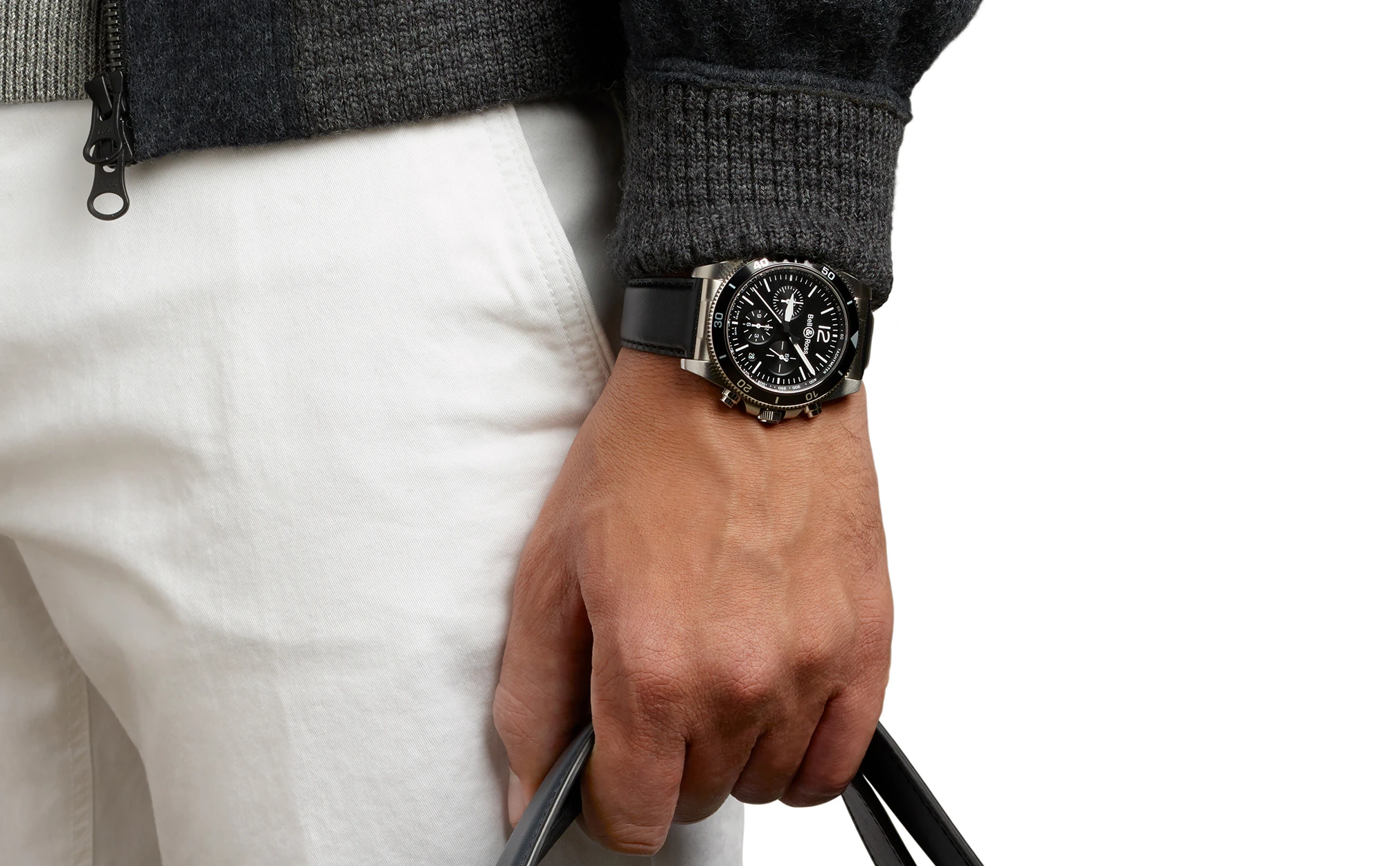 Bell ross br v3 94 black steel 2