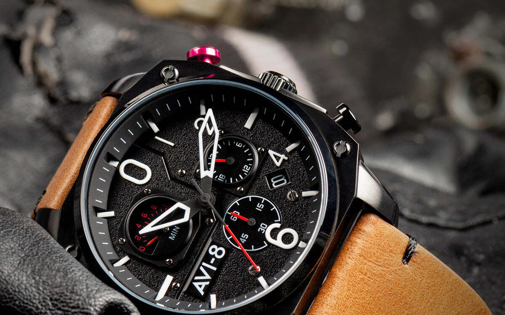 Avi 8 hawker hunter retrograde chronograph 2