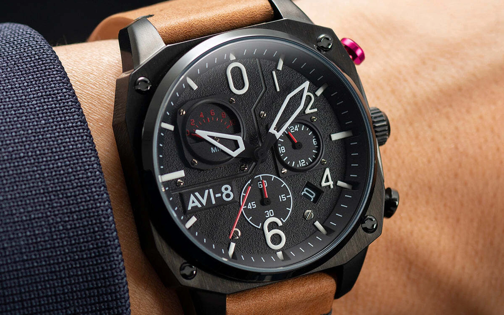 Avi 8 hawker hunter retrograde chronograph 5
