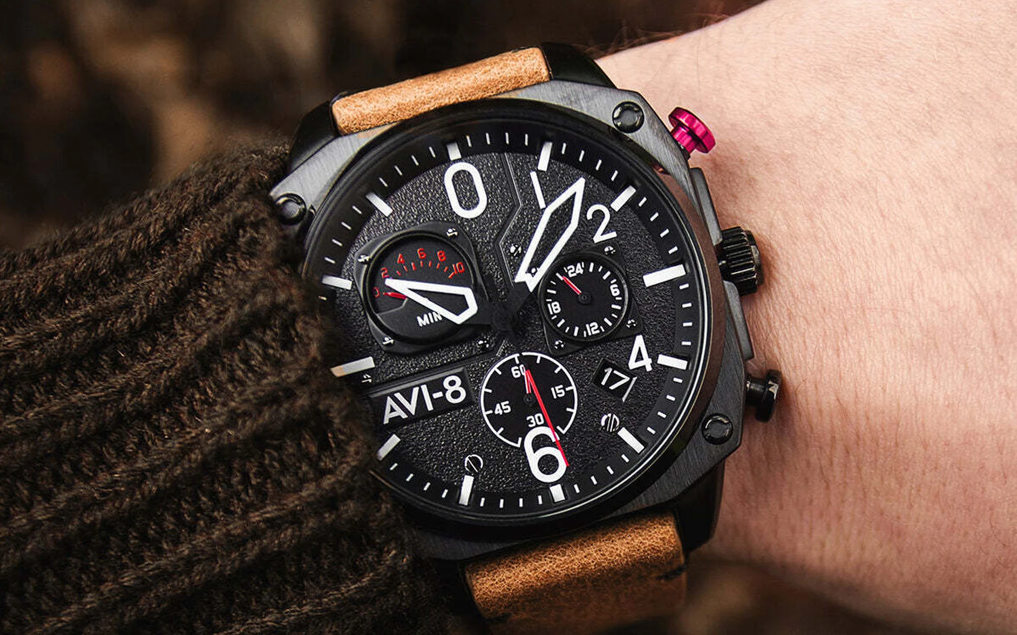 Avi 8 hawker hunter retrograde chronograph 6