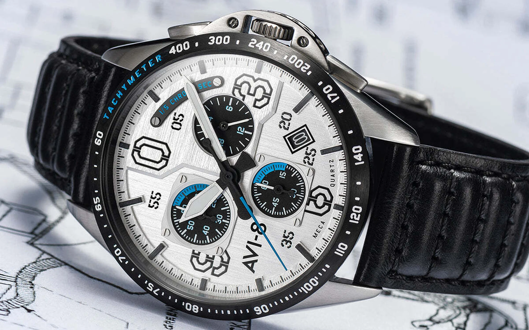 Avi 8 p 51 mustang blakeslee chronograph command pilot 6