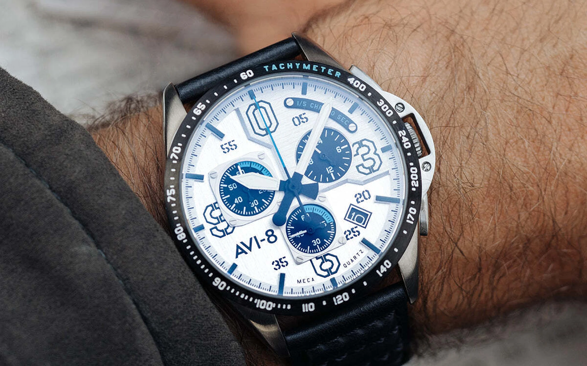 Avi 8 p 51 mustang blakeslee chronograph command pilot 7