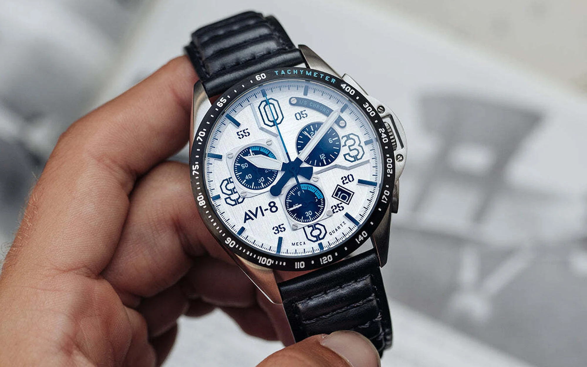 Avi 8 p 51 mustang blakeslee chronograph command pilot 8