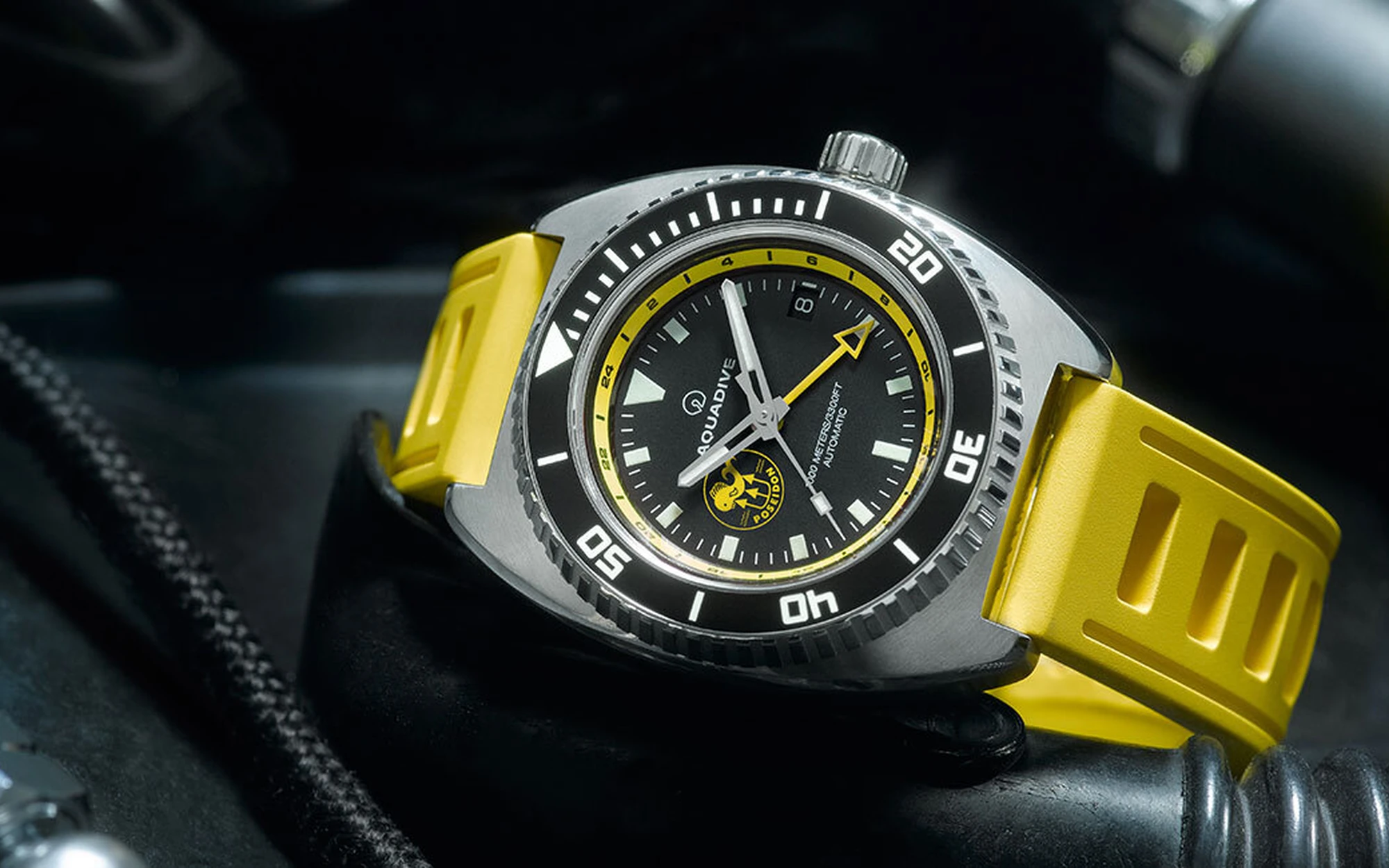 Aquadive 100 gmt poseidon limited edition