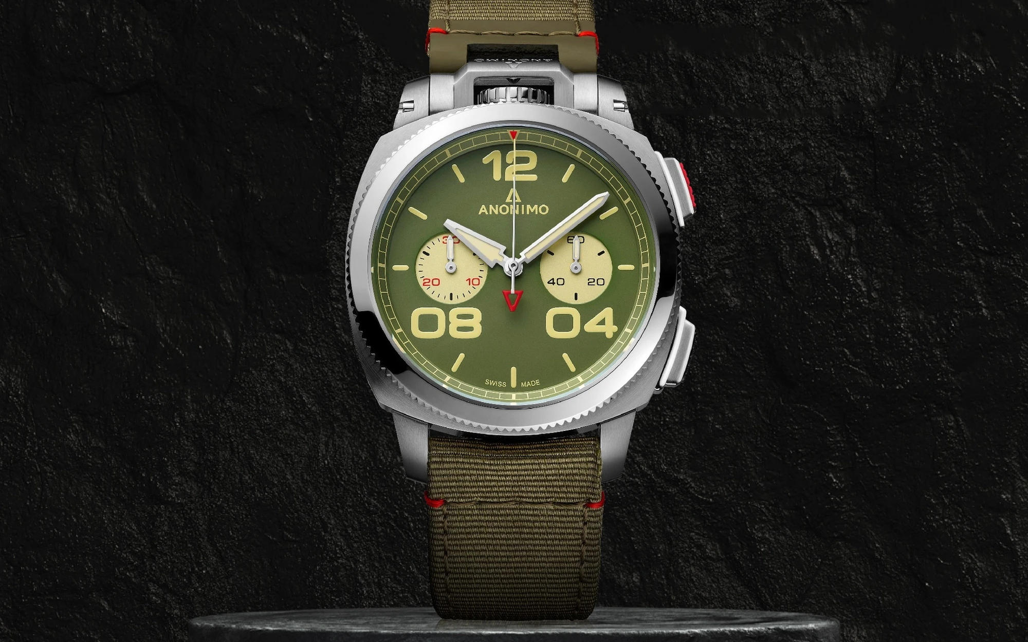 Anonimo militare chrono vintage 4
