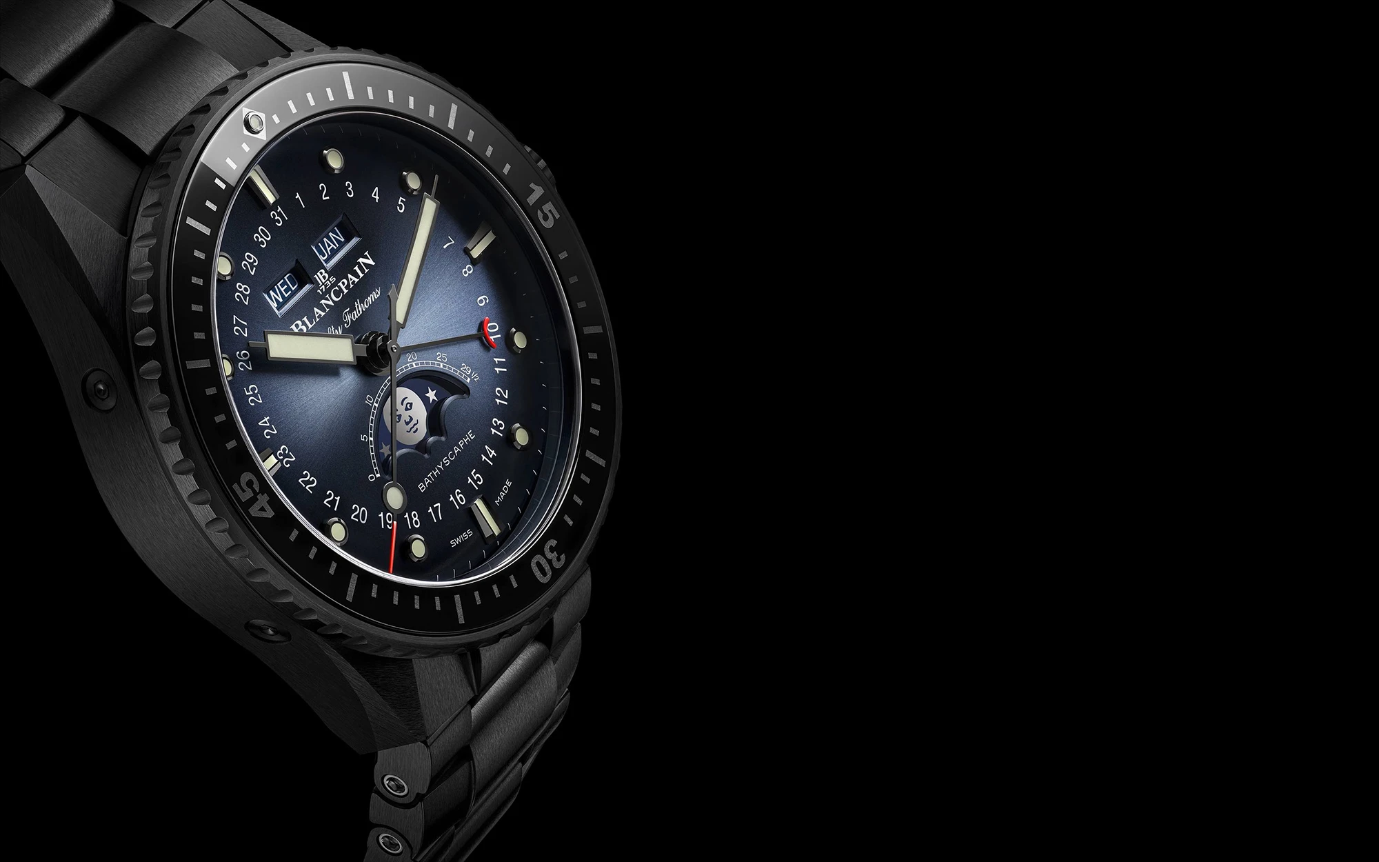 Blancpain bathyscaphe quantieme complet phases de lune 2