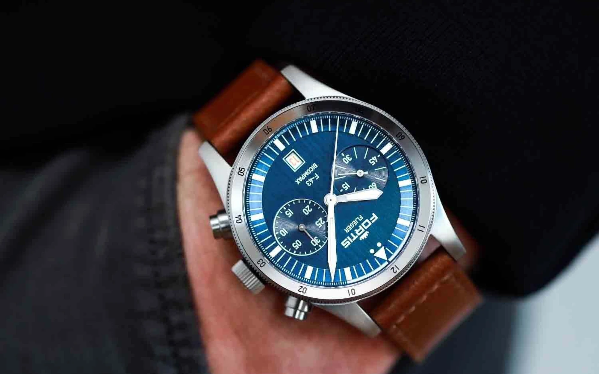 Fortis flieger f 43 bicompax 17