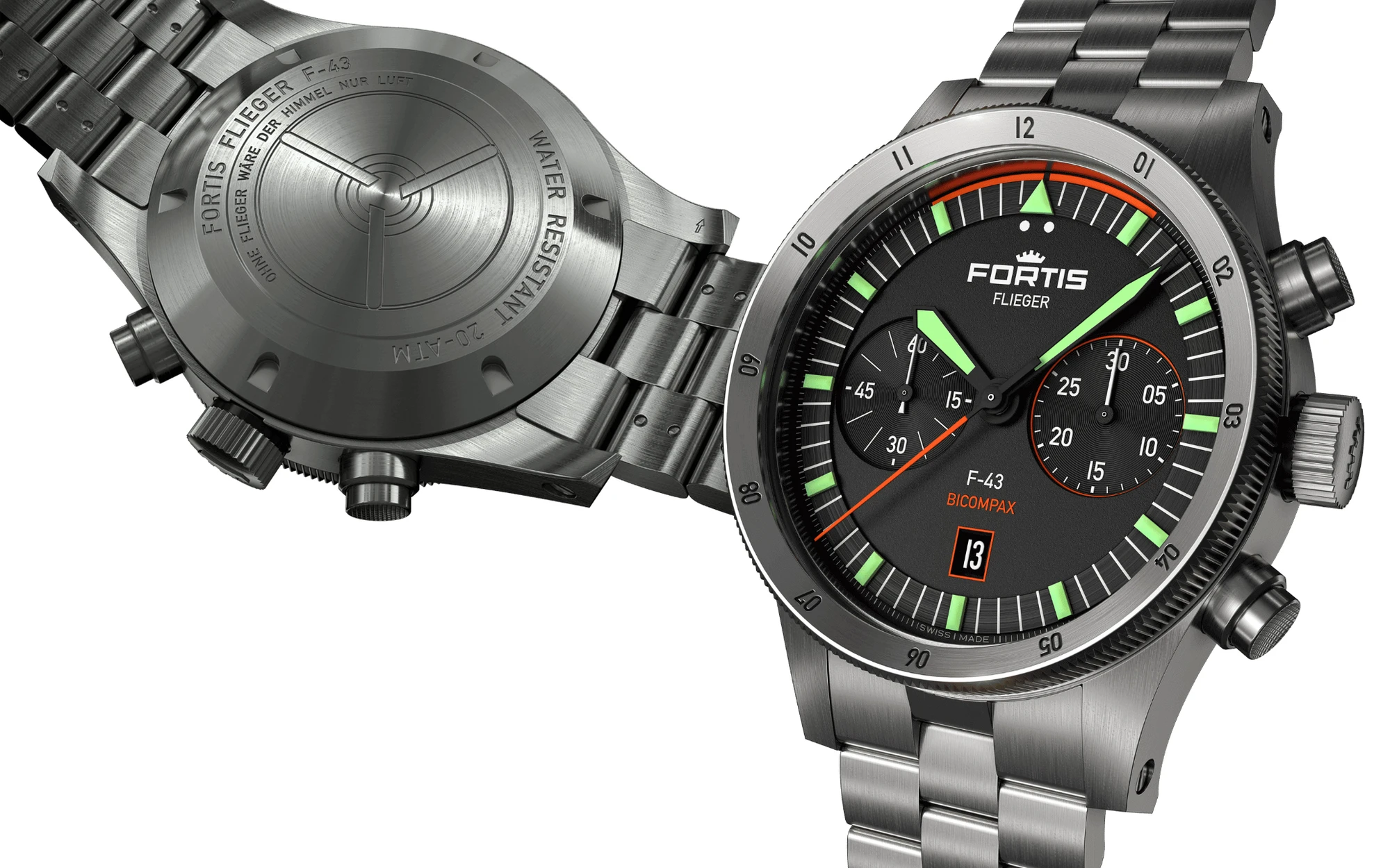 Fortis flieger f 43 bicompax 19