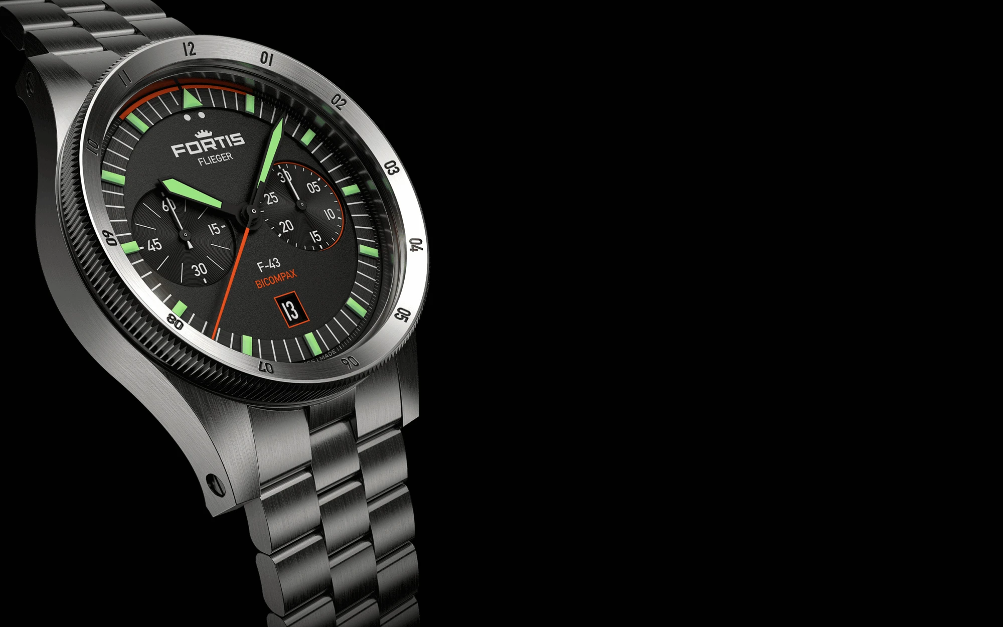 Fortis flieger f 43 bicompax 20