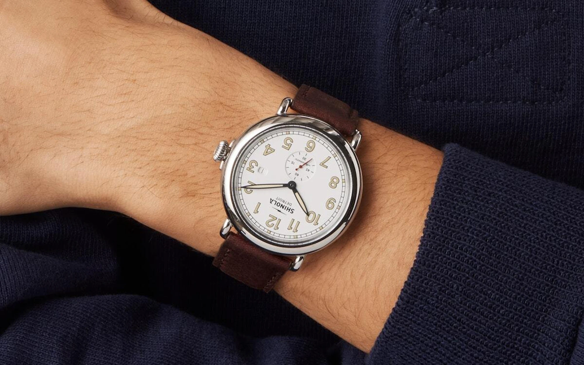 Shinola the station agent automatic 45mm 5