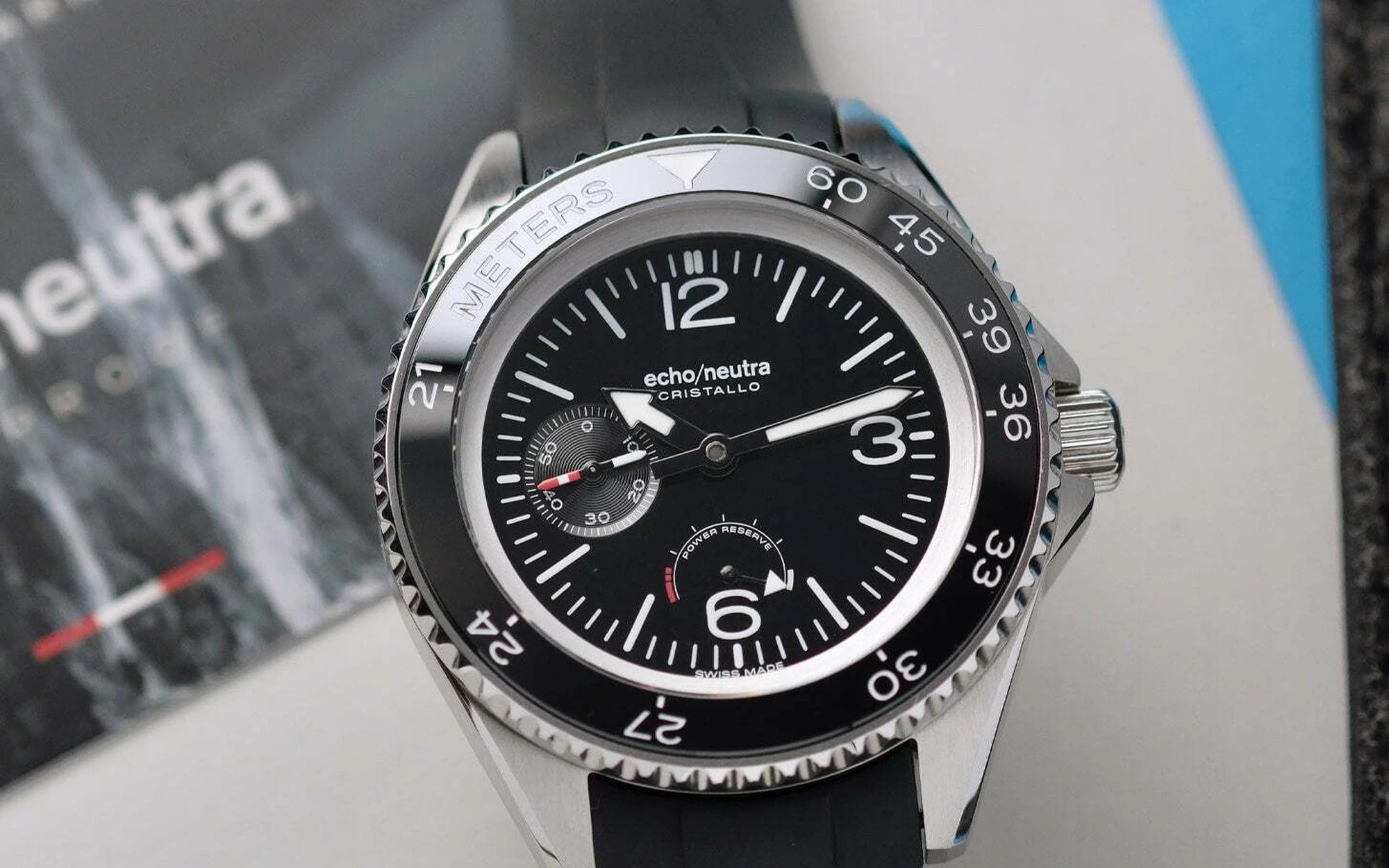 Echo neutra cristallo professional diver black 5