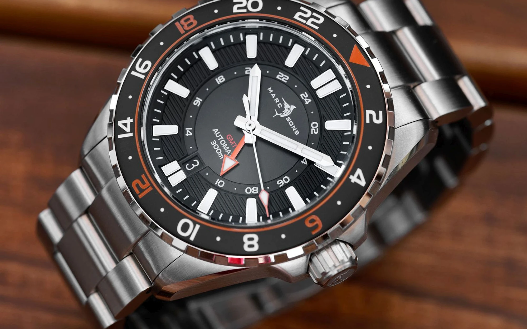 Marc sons gmtii 43mm 2