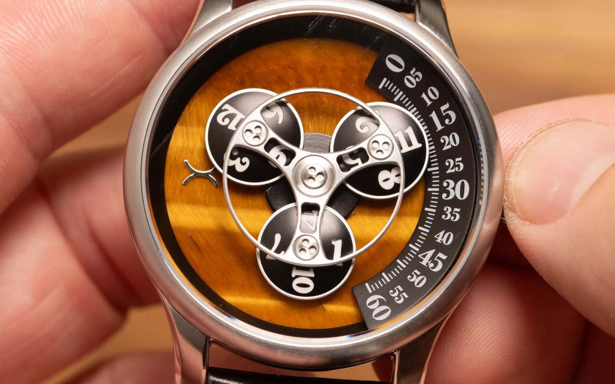 Xeric triptych automatic stone edition tigerseye 2