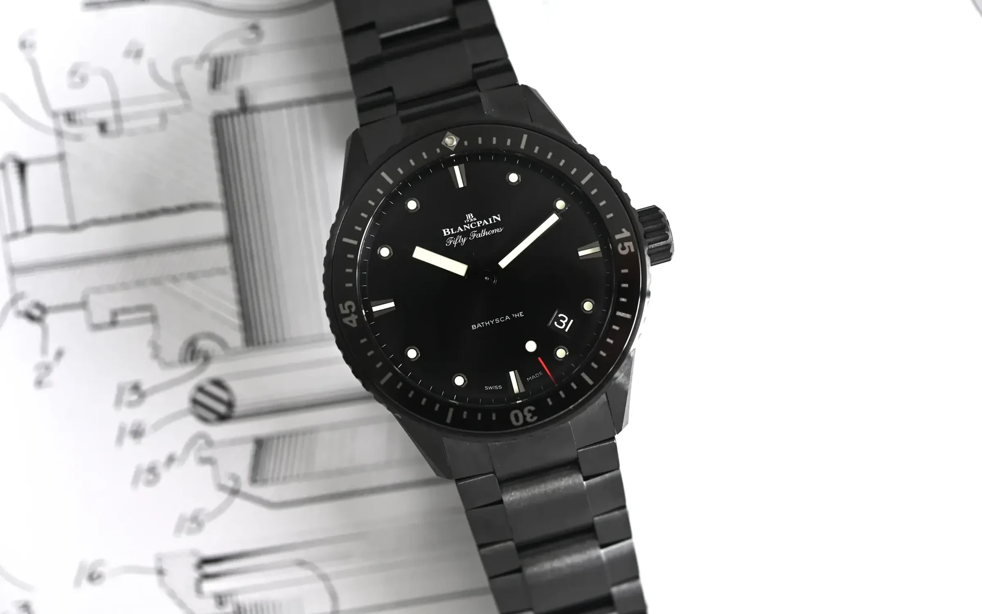 Blancpain fifty fathoms bathyscaphe 4