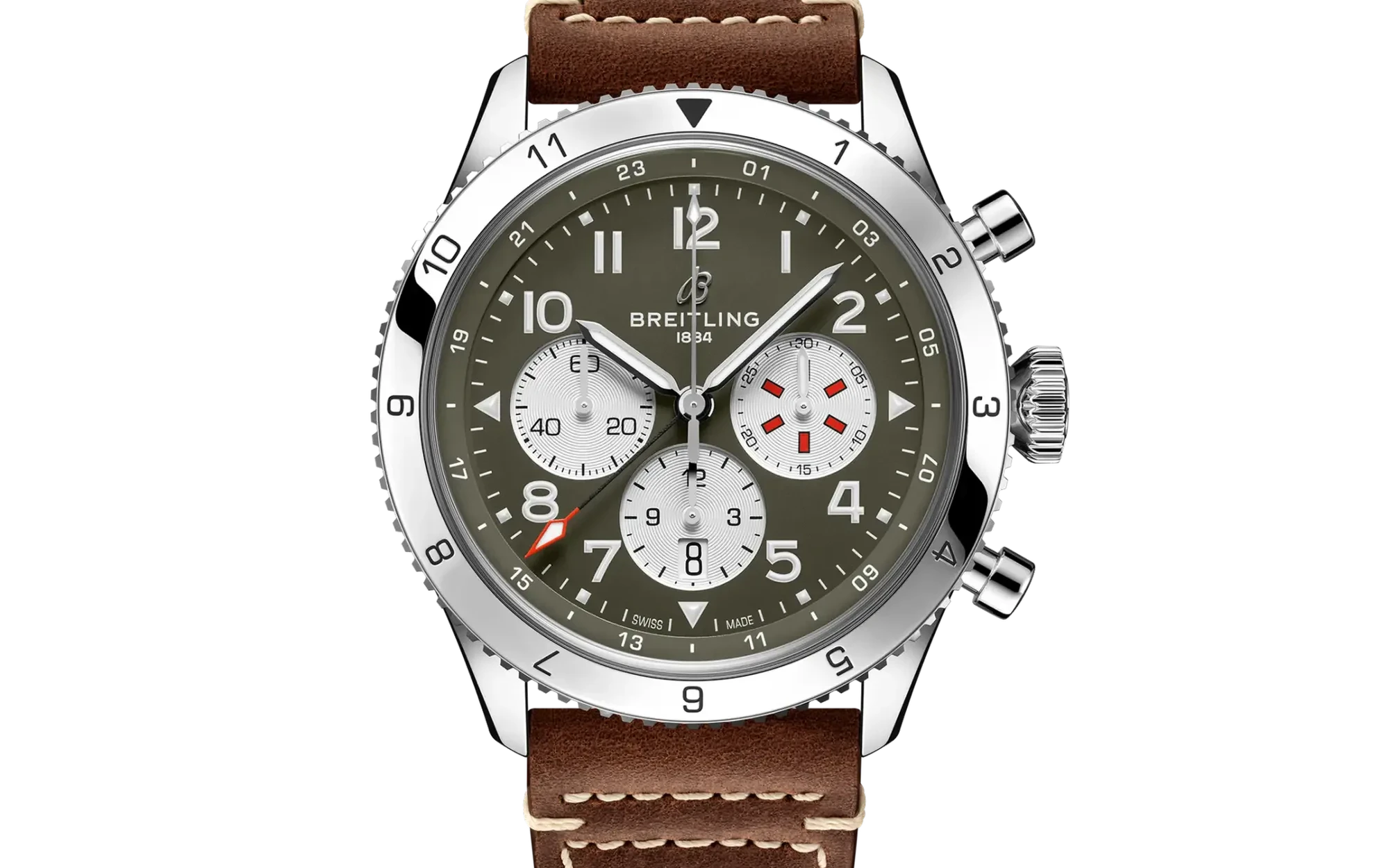 Breitling super avi b04 chronograph gmt 46 curtiss warhawk 4