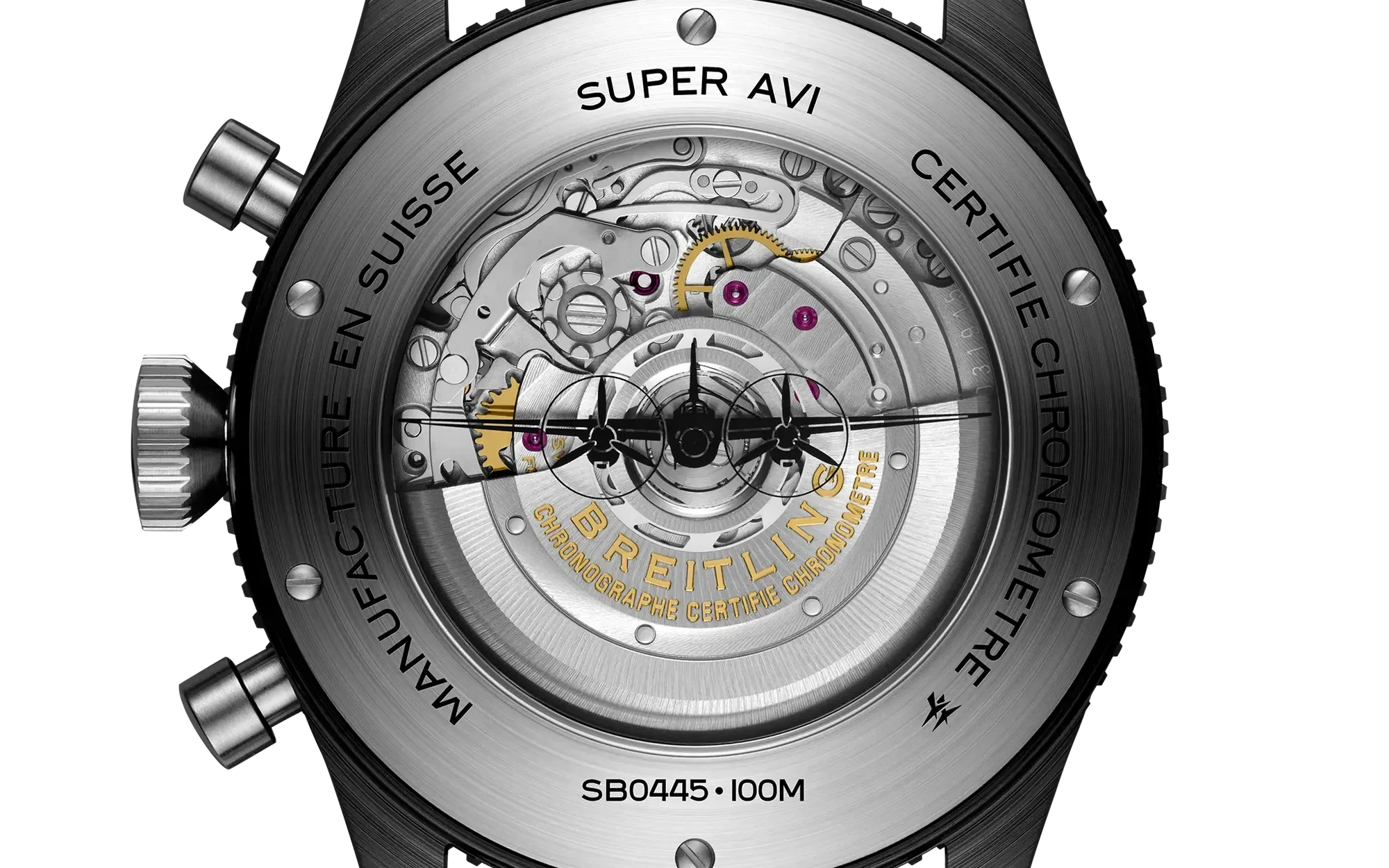 Breitling super avi b04 chronograph gmt 46 mosquito night fighter 1