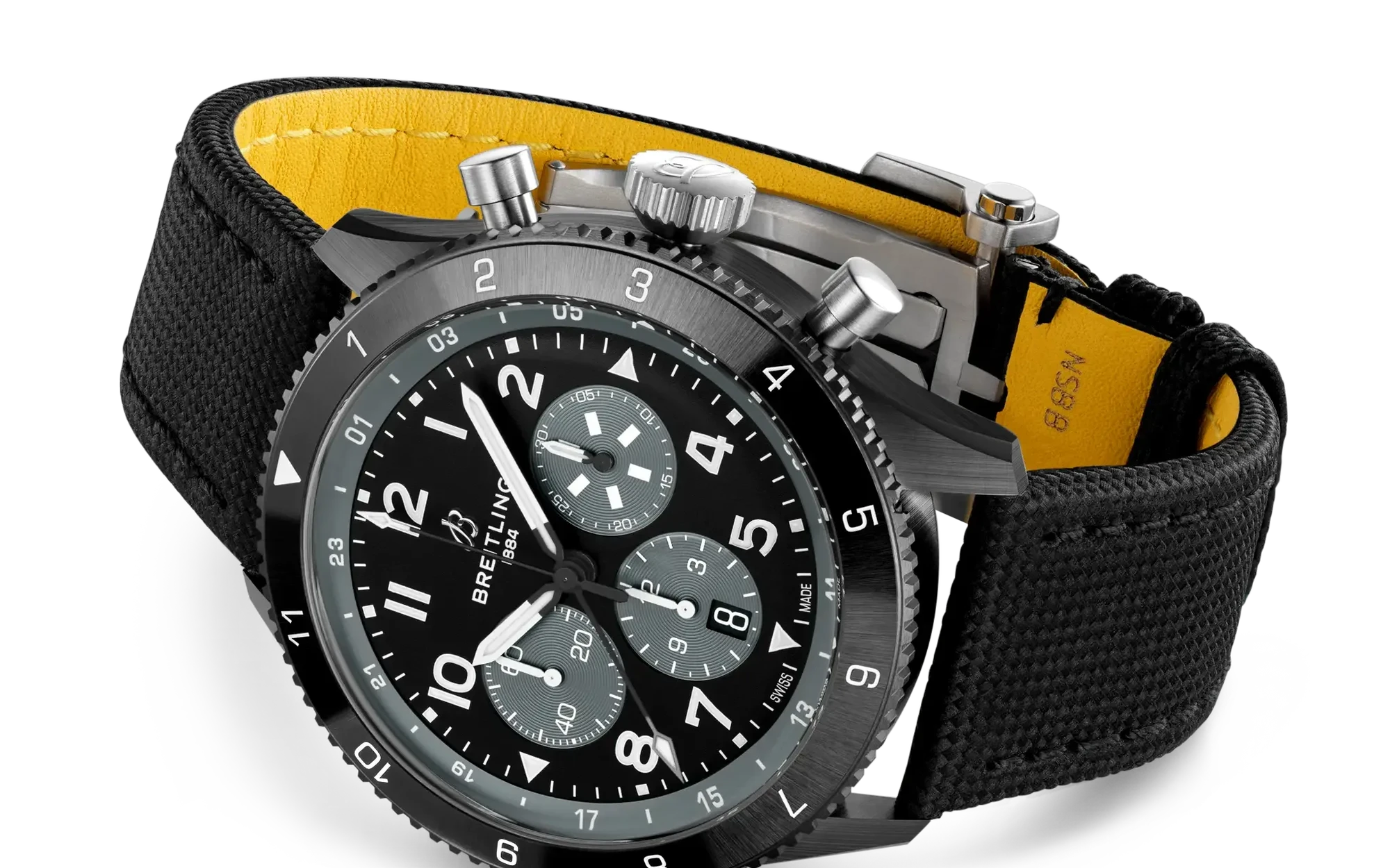 Breitling super avi b04 chronograph gmt 46 mosquito night fighter 2