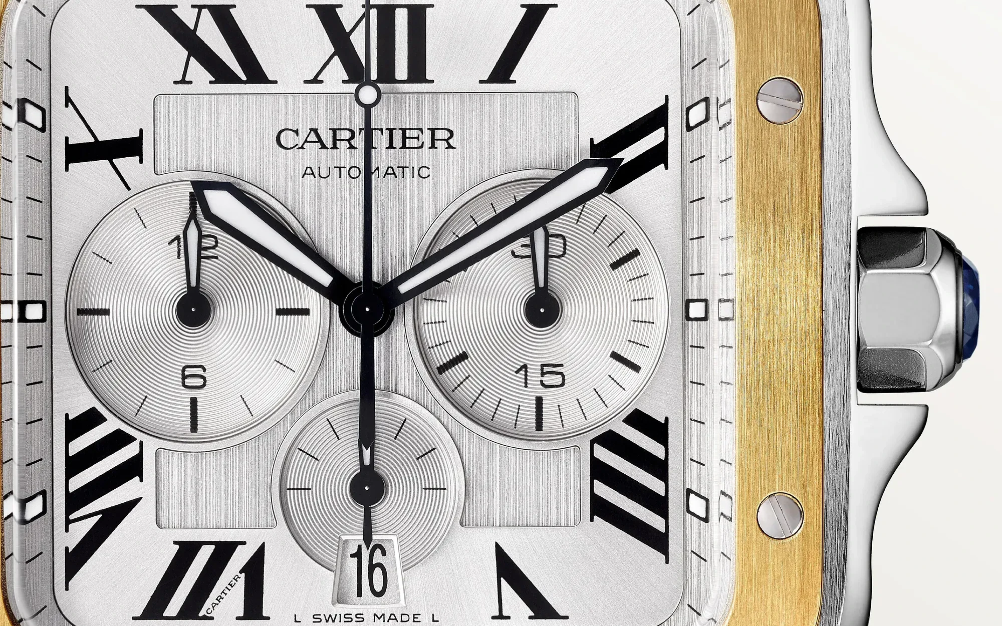 Cartier santos de cartier chronograph 3
