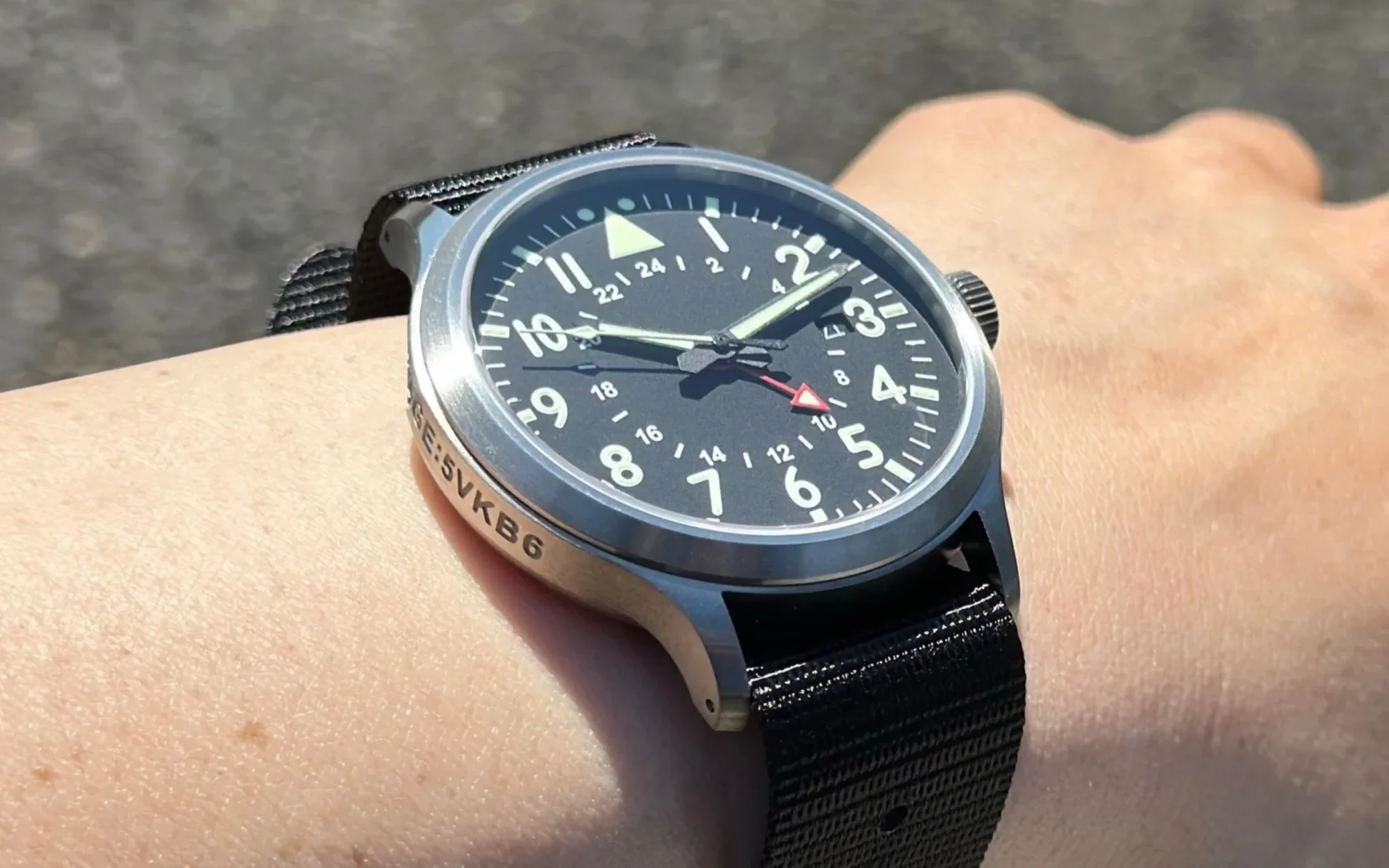 County comm large titanium gmt watch by maratac 1