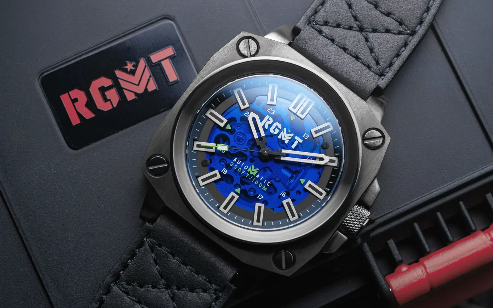 Rgmt altimeter skeleton automatic slate grey 1