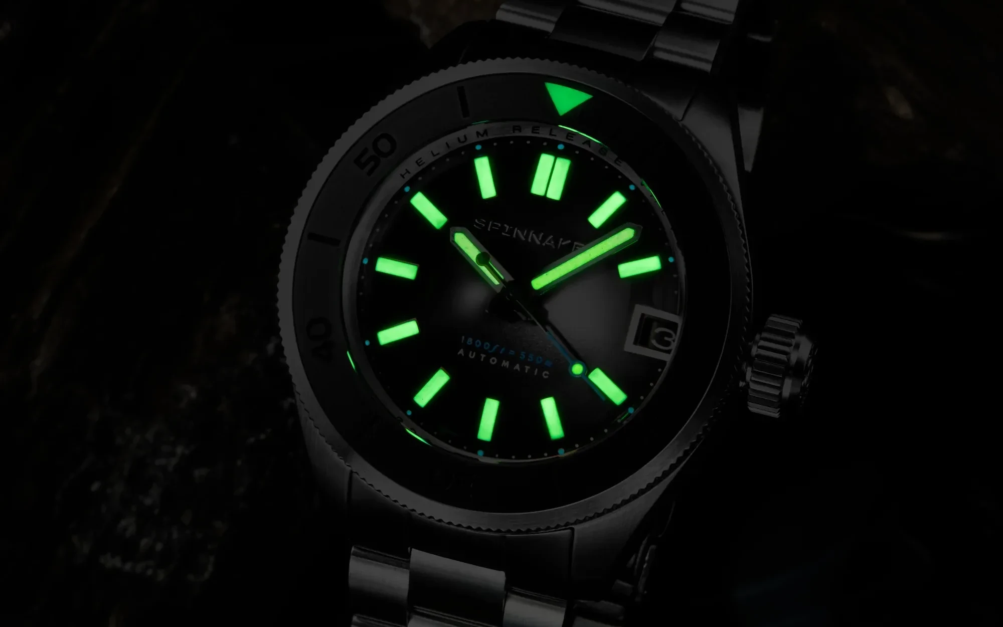 Spinnaker piccard automatic volcano black 4