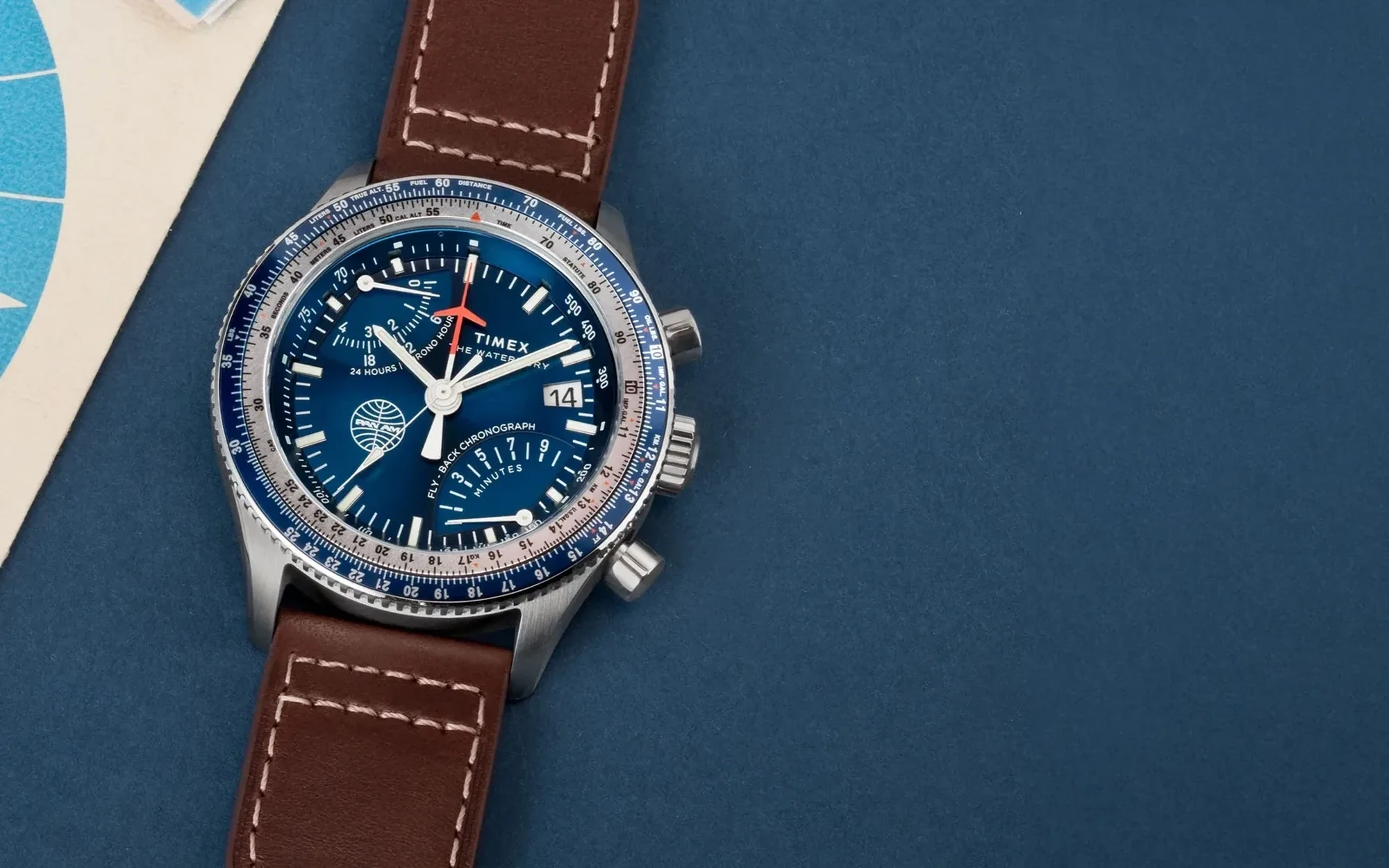 Timex fly back chronograph x pan am 1