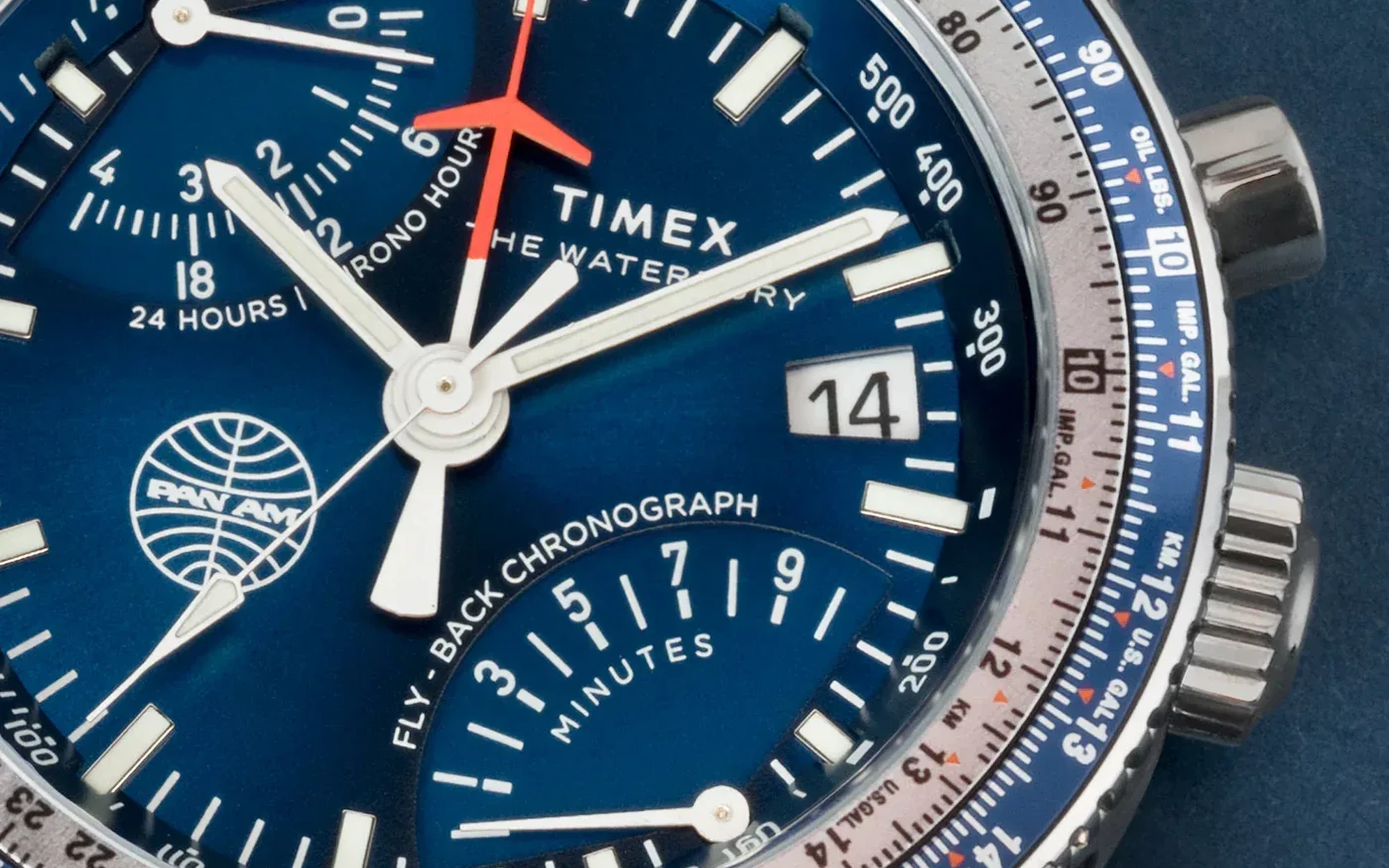 Timex fly back chronograph x pan am 2