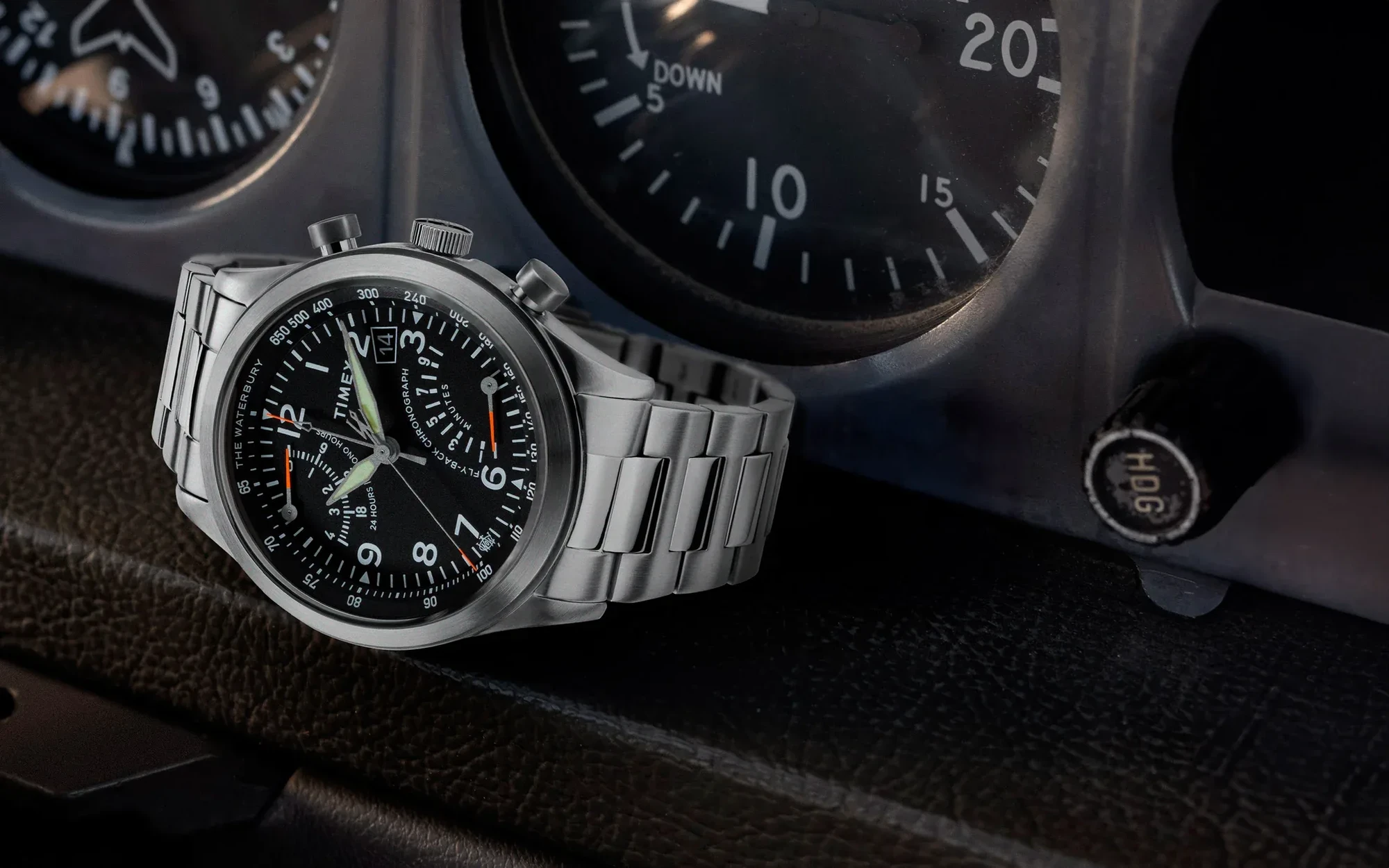Timex waterbury traditional fly back chronograph 0